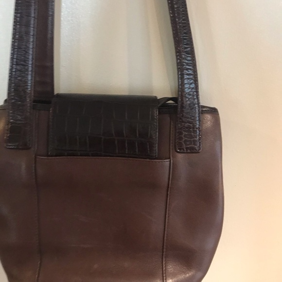 Brighton brown purse with basket weave - Picture 2 of 3